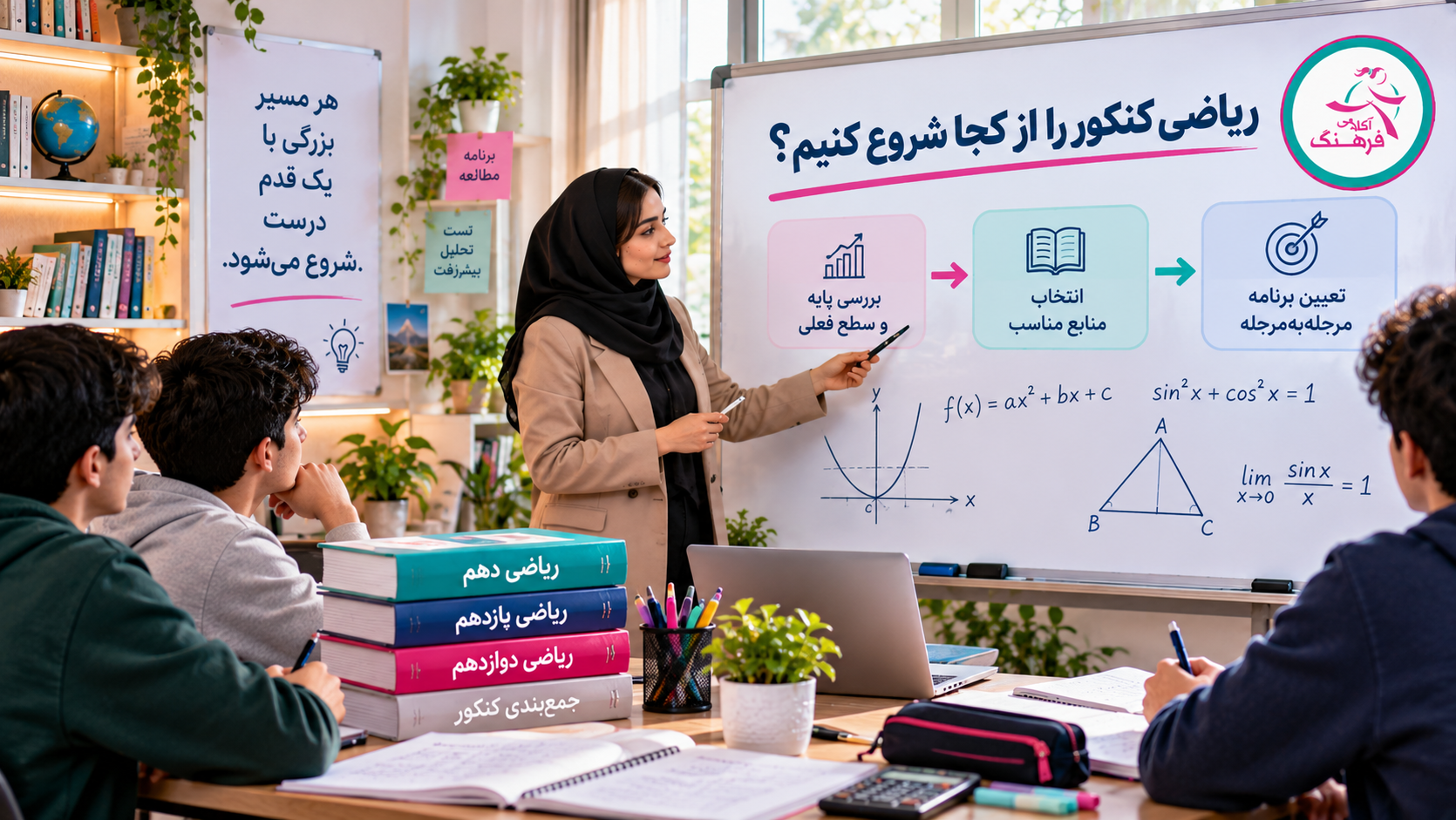 ترتیب مطالعه ریاضی کنکور چگونه باشد؟