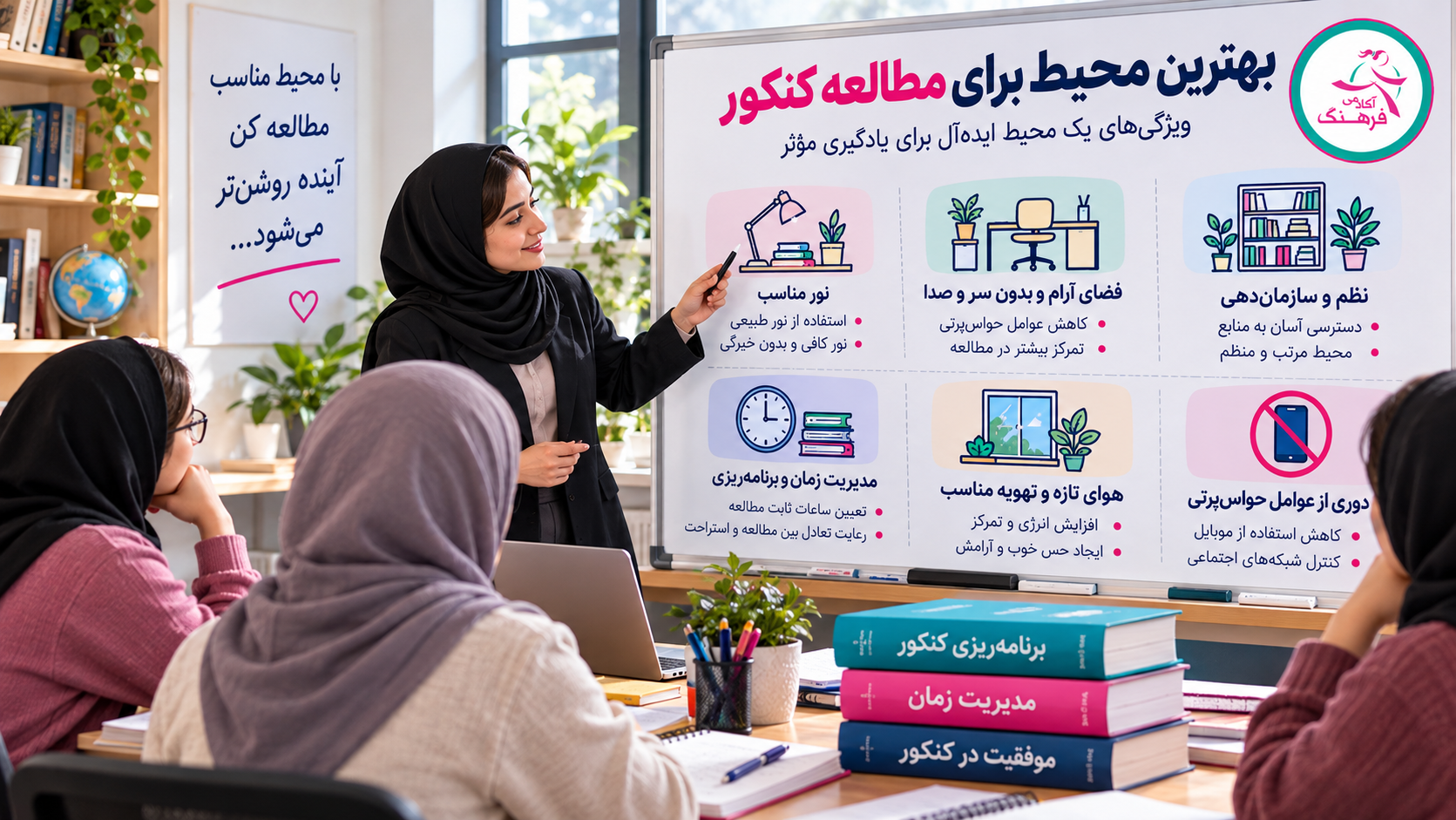اشتباهات رایج هنگام انتخاب محیط مطالعه کنکور